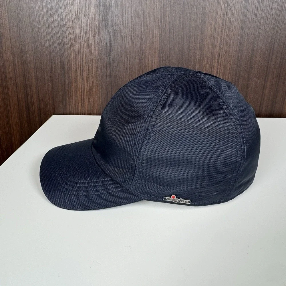 Wigens Aron Lined Winter Hat Cap Ear Flaps Navy Blue - Men's 58